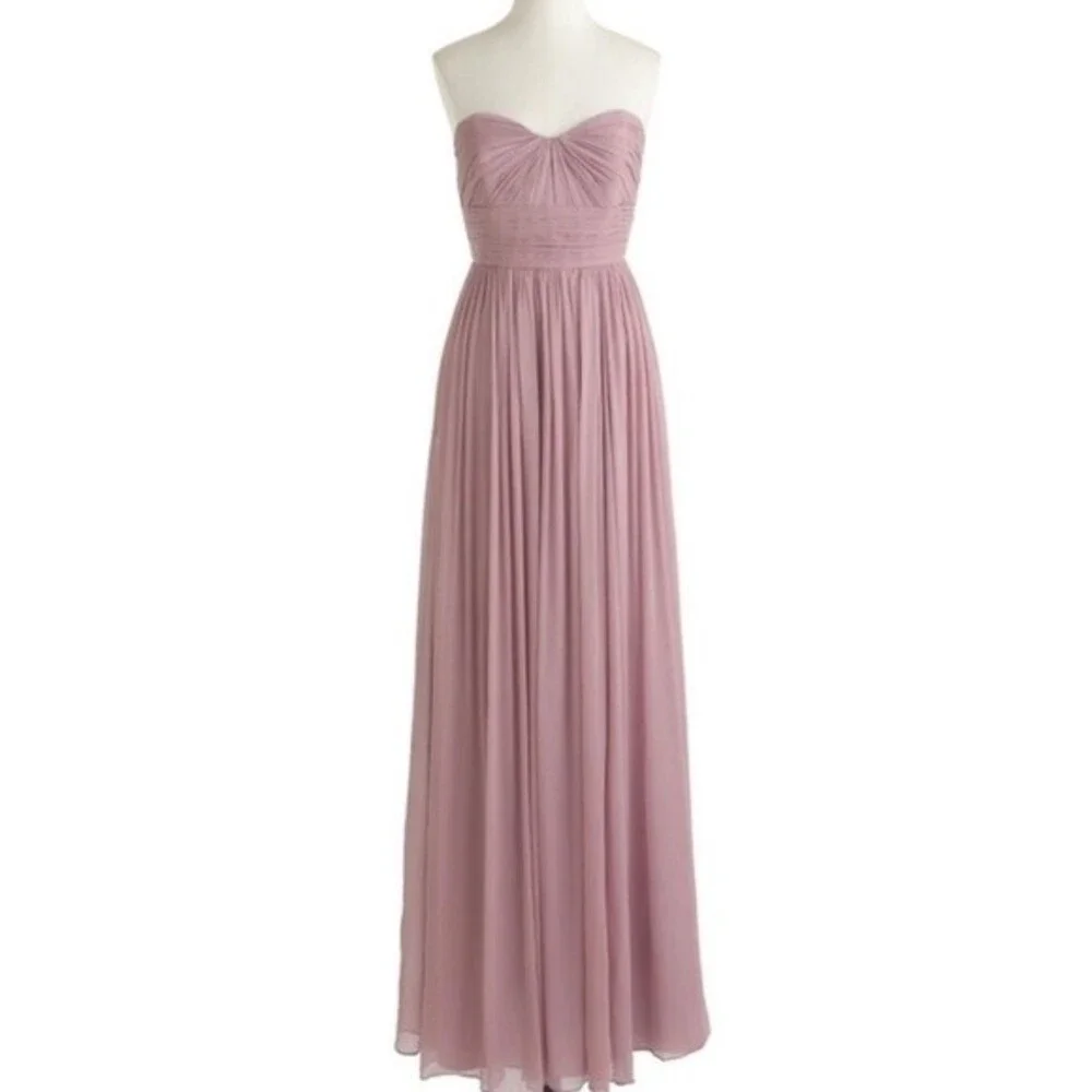 J. Crew Marbella Bridesmaid Dress in Dusty Thistle, Size 00